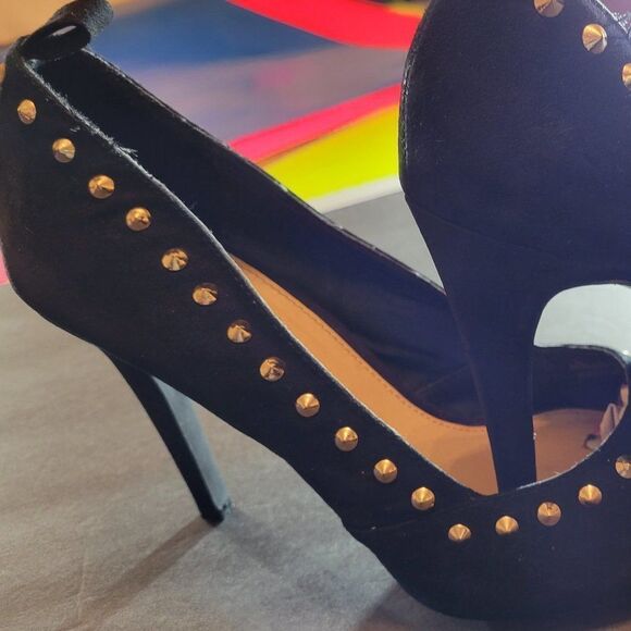 FOREVER 21 ROCKTUD POINTED TOE WOMEN"S STILETTOS PUMP - Picture 7 of 14